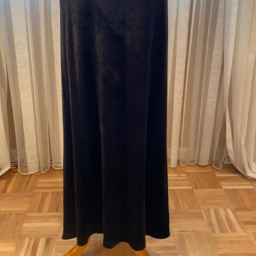Sonia Rykiel valure black long dress, size L